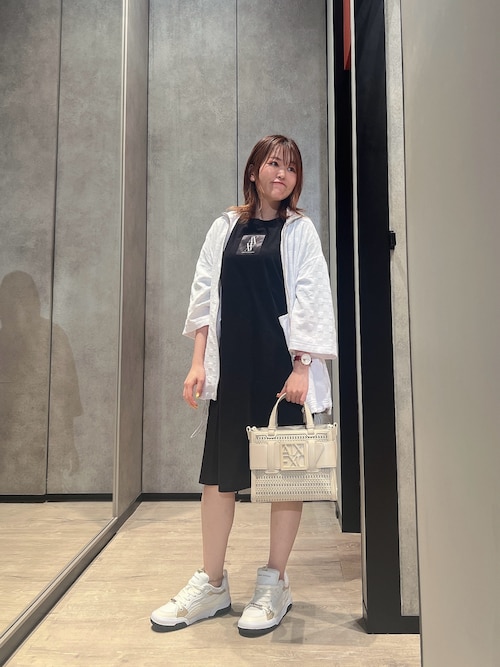 未使用品✨️ ARMANI アルマーニ チュニック ベルト付き シャツワンピース オンラインストア限定】 アルマーニ レディース ワンピース