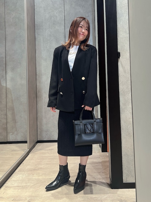 A|X アルマーニ エクスチェンジ】オールオーバーロゴ ニット