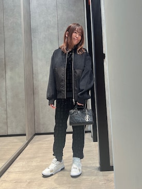 「ARMANI EXCHANGE（アルマーニエクスチェンジ）のアイテム（ブルゾン）」を使った、HIROさん（レディース・150cm）の秋コーディネート