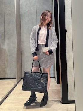 「ARMANI EXCHANGE（アルマーニエクスチェンジ）のアイテム（財布/小物）」を使った、HIROさん（レディース・150cm）の秋コーディネート
