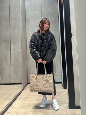 「ARMANI EXCHANGE（アルマーニエクスチェンジ）のアイテム（ブルゾン）」を使った、HIROさん（レディース・150cm）の秋コーディネート
