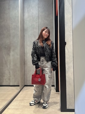 「アイテム（ブルゾン）」を使った、HIROさん（レディース・150cm）の秋コーディネート