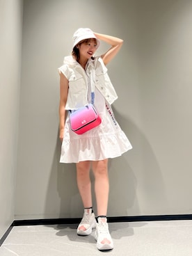 「いまどきジャケット写真」｜「アイテム（ワンピース/ドレス）」を使った、Mazurun☺︎さん（レディース・160cm）の春コーディネート