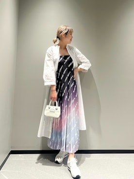 「armaniexchange」｜「アイテム（シャツワンピース）」を使った、Mazurun☺︎さん（レディース・160cm）の冬コーディネート