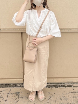 R I さん(レディース・154cm)の夏コーディネート