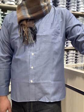 BRICK HOUSE by Tokyo Shirts 亀有アリオモール店さん（メンズ・172cm）の冬コーディネート