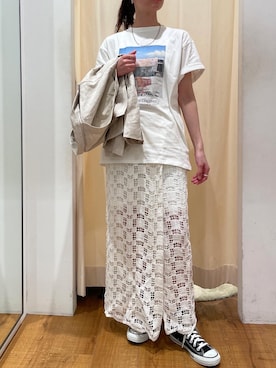 川副優佳さん（レディース・164cm）の春コーディネート