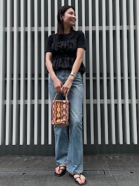 川副優佳さん（レディース・164cm）の夏コーディネート