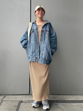 川副優佳さん（レディース・164cm）の冬コーディネート