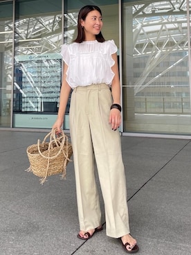 川副優佳さん(レディース・164cm)の夏コーディネート