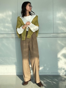 川副優佳さん（レディース・164cm）の秋コーディネート