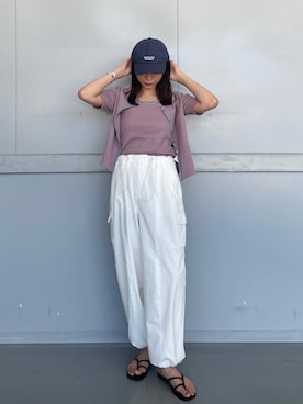 川副優佳さん（レディース・164cm）の夏コーディネート