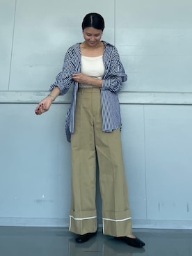 川副優佳さん（レディース・164cm）の夏コーディネート