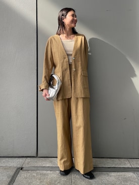 川副優佳さん（レディース・164cm）の春コーディネート