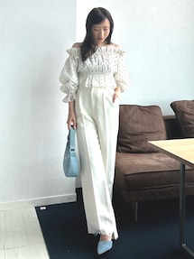 未開封新品　マーキュリーデュオ　オフショル MERCURYDUO（マーキュリーデュオ）の「楊柳刺繍オフショルマキシ