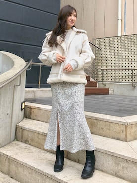 eriさん（レディース・158cm）の冬コーディネート