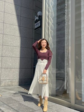 eriさん（レディース・158cm）の春コーディネート