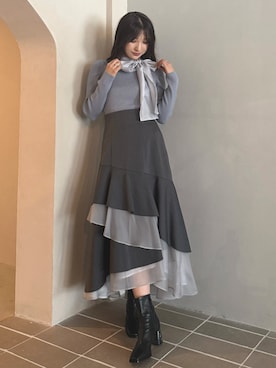 eriさん（レディース・158cm）の秋コーディネート