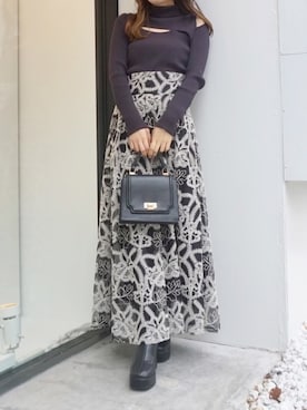 eriさん（レディース・158cm）の冬コーディネート