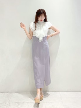 「アイテム（サンダル、その他）」を使った、eriさん（レディース・158cm）の春コーディネート