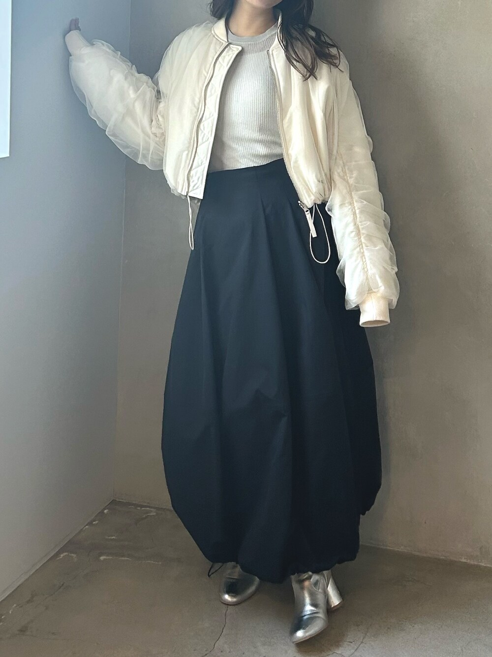 OUNNOUN（オウンノウン）の「【OUNNOUN】シアーリブボディー