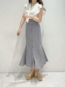 ［ROPE］ウールストレッチツイルマーメイドスカート ストレッチツイルマーメイドスカート｜マーキュリーデュオ