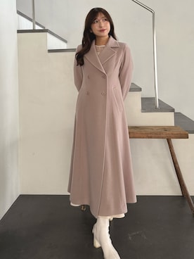 「アイテム（その他アウター）」を使った、eriさん（レディース・158cm）の秋コーディネート