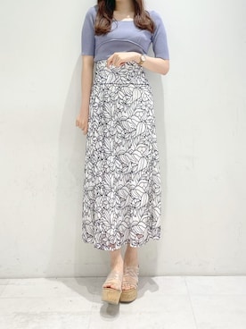 「アイテム（サンダル、その他）」を使った、eriさん（レディース・158cm）の春コーディネート