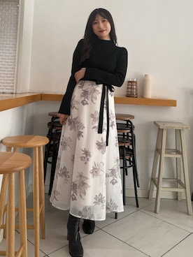 「アイテム（ワンピース/ドレス）」を使った、eriさん（レディース・158cm）の秋コーディネート