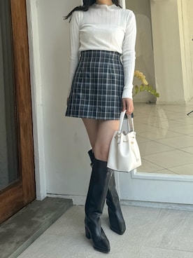 「アイテム（その他アウター）」を使った、eriさん（レディース・158cm）の秋コーディネート