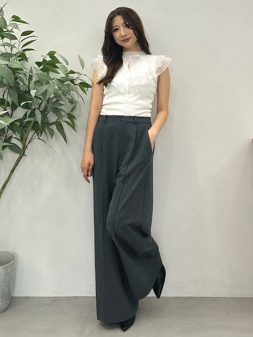 【WEB限定/セットアップ着用可アイテム】裏毛センターシームパンツ