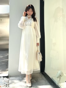 MERCURYDUO シフォンドッキングエンプロイグリードレス MERCURYDUO（マーキュリーデュオ）の「シフォンドッキングエン