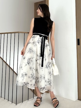「MERCURYDUO（マーキュリーデュオ）のアイテム（ショルダーバッグ）」を使った、eriさん（レディース・158cm）の春コーディネート