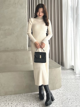 eriさん（レディース・158cm）の冬コーディネート