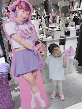 「H&M（エイチ・アンド・エム）のアイテム」を使った、☆cocco☆さん（キッズ・100cm）の夏コーディネート