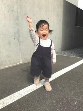 「去年の秋」｜☆cocco☆さん（キッズ・80cm）の夏コーディネート