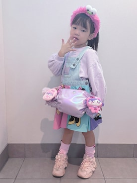 「アイテム（ワンピース/ドレス）」を使った、☆cocco☆さん（キッズ・110cm）の秋コーディネート