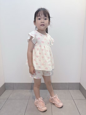 「キッズファッション」｜☆cocco☆さん（キッズ・100cm）の夏コーディネート