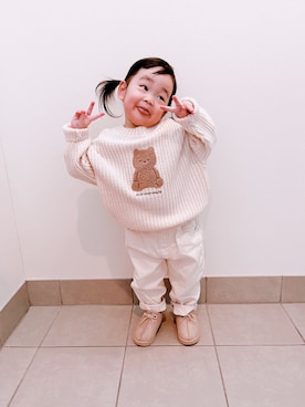 「mimorand」｜☆cocco☆さん（キッズ・90cm）の冬コーディネート