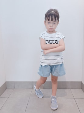 「西松屋（ニシマツヤ）のアイテム」を使った、☆cocco☆さん（キッズ・100cm）の秋コーディネート
