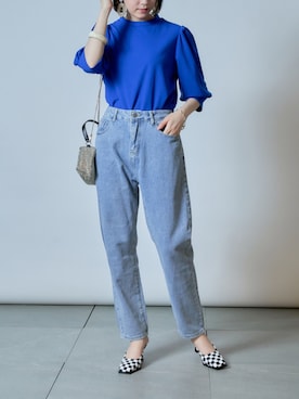 「SETUP7（セットアップセブン）のアイテム」を使った、shihoさん（レディース・164cm）の夏コーディネート