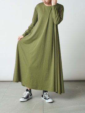 「MAISON BREEZE（メゾンブリーズ）のアイテム」を使った、shihoさん（レディース・164cm）の春コーディネート