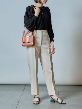 「MAISON BREEZE（メゾンブリーズ）のアイテム」を使った、shihoさん（レディース・164cm）の夏コーディネート