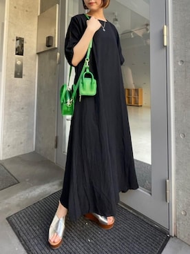 「MAISON BREEZE（メゾンブリーズ）のアイテム」を使った、shihoさん（レディース・164cm）の夏コーディネート