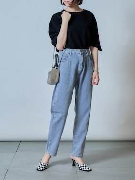 「SETUP7（セットアップセブン）のアイテム」を使った、shihoさん（レディース・164cm）の夏コーディネート