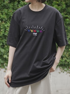 「Mark Gonzales（マーク・ゴンザレス）のアイテム」を使った、shihoさん（レディース・164cm）の夏コーディネート