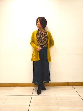 「ニット/セーター」｜myuuloveさん（レディース・153cm）の冬コーディネート