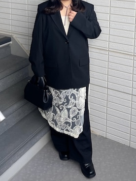 「アイテム（チョーカー）」を使った、mooさん（レディース・152cm・20代）の秋コーディネート