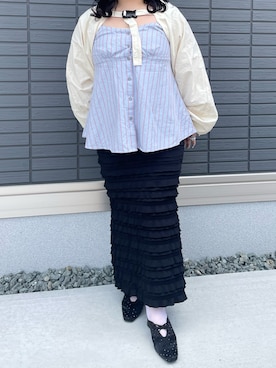 「アイテム（キャミソール）」を使った、mooさん（レディース・152cm・20代）の夏コーディネート