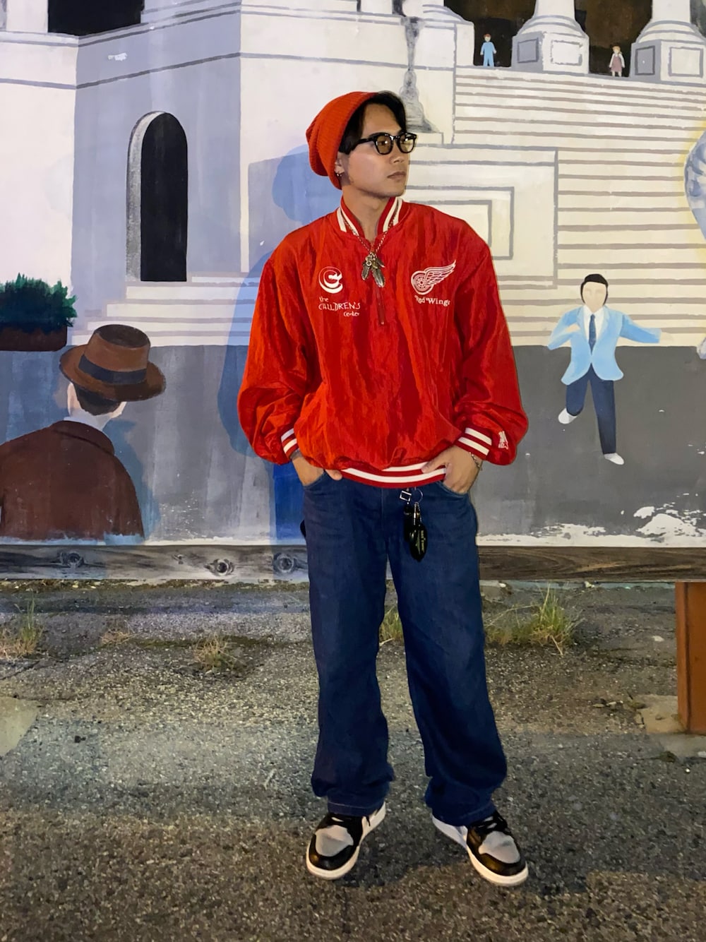 starter ナイロンジャケット　クリスブラウン着用 starter ナイロンジャケット クリスブラウン着用